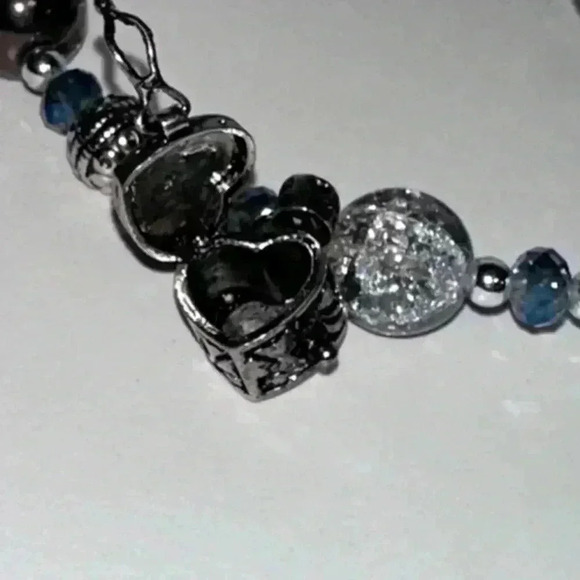 Alexa's Angels Bracelet, Gunmetal, Silver NEW! Heart Prayer Box in original bag - Picture 9 of 16